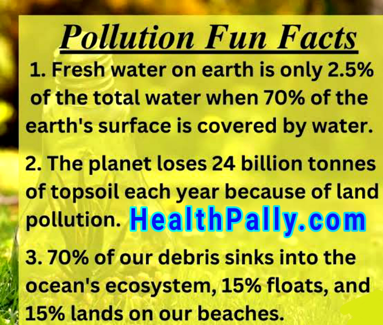 Impacts of air, water, soil and noise pollution