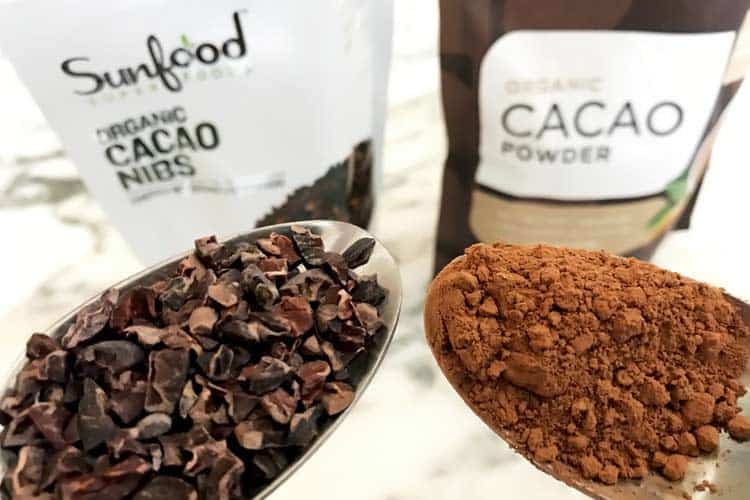Difference between cacao nibs and powder