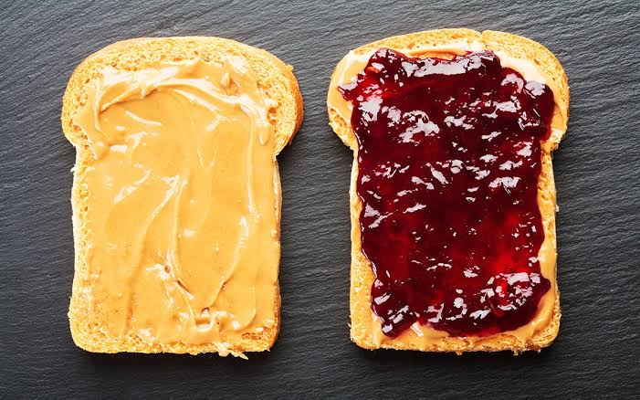 Differences between peanut butter and jam